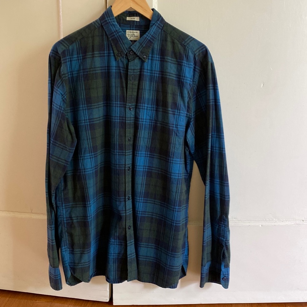 J.Crew button down tartan shirt